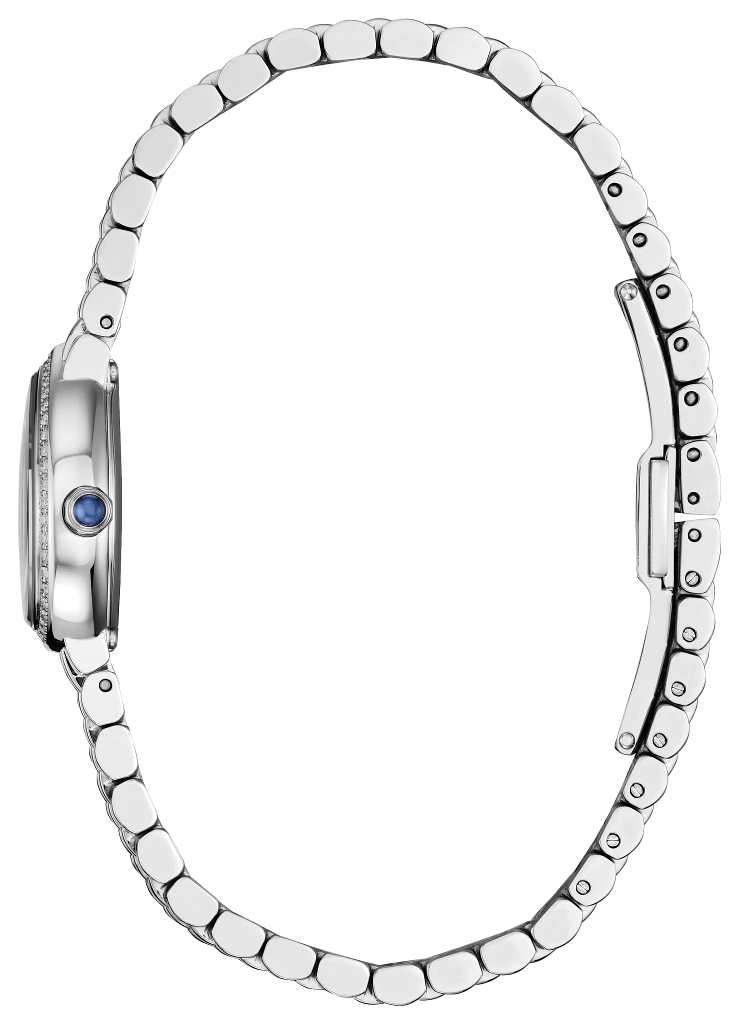 Side and bracelet profile of the Citizen L RAINELL EX1540-58L.