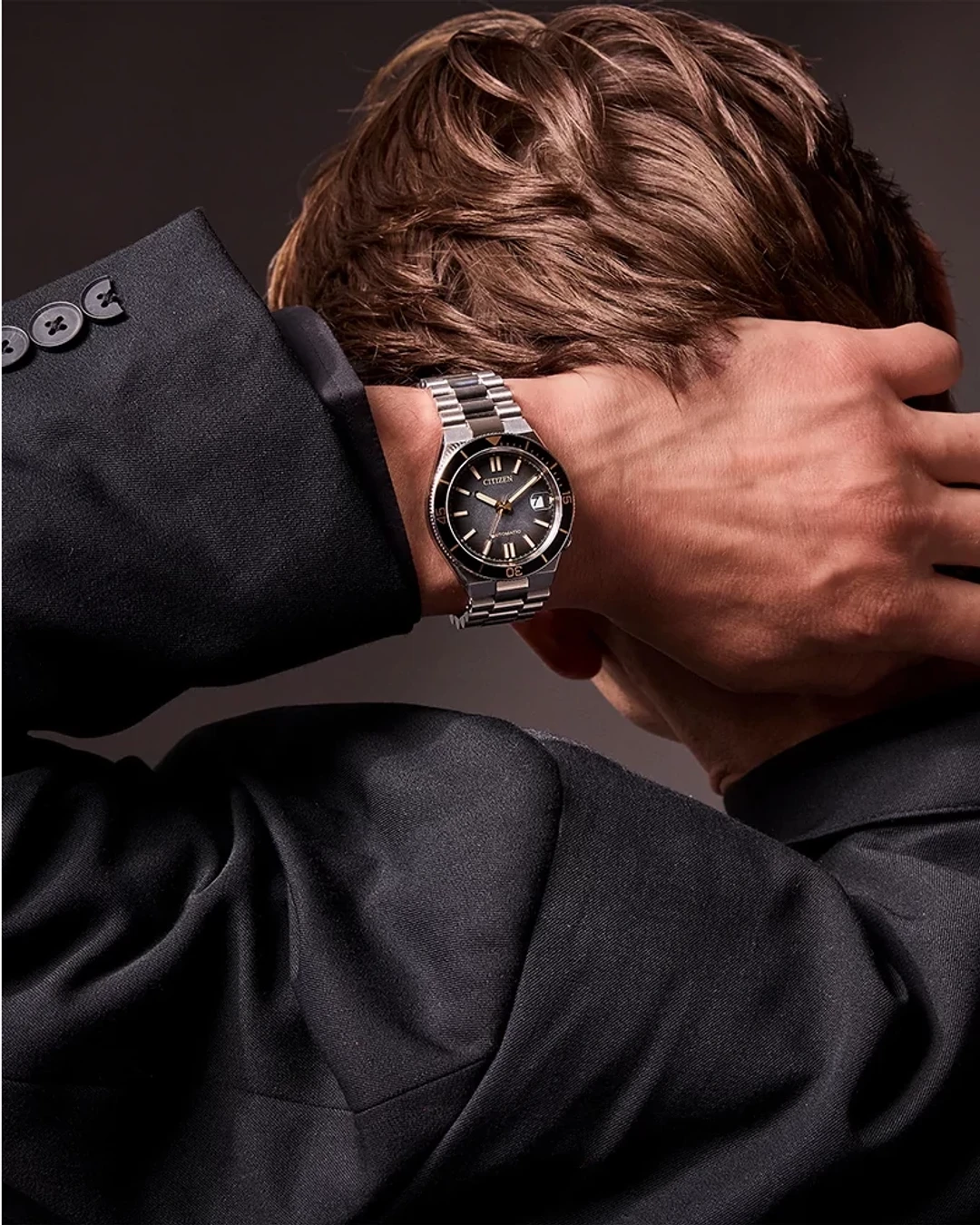 Official Citizen wristshot of the TSUYOSA Shore NJ0238-57E