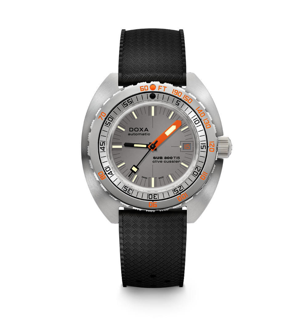 DOXA SUB 300 Ti5 Clive Cussler official hero image