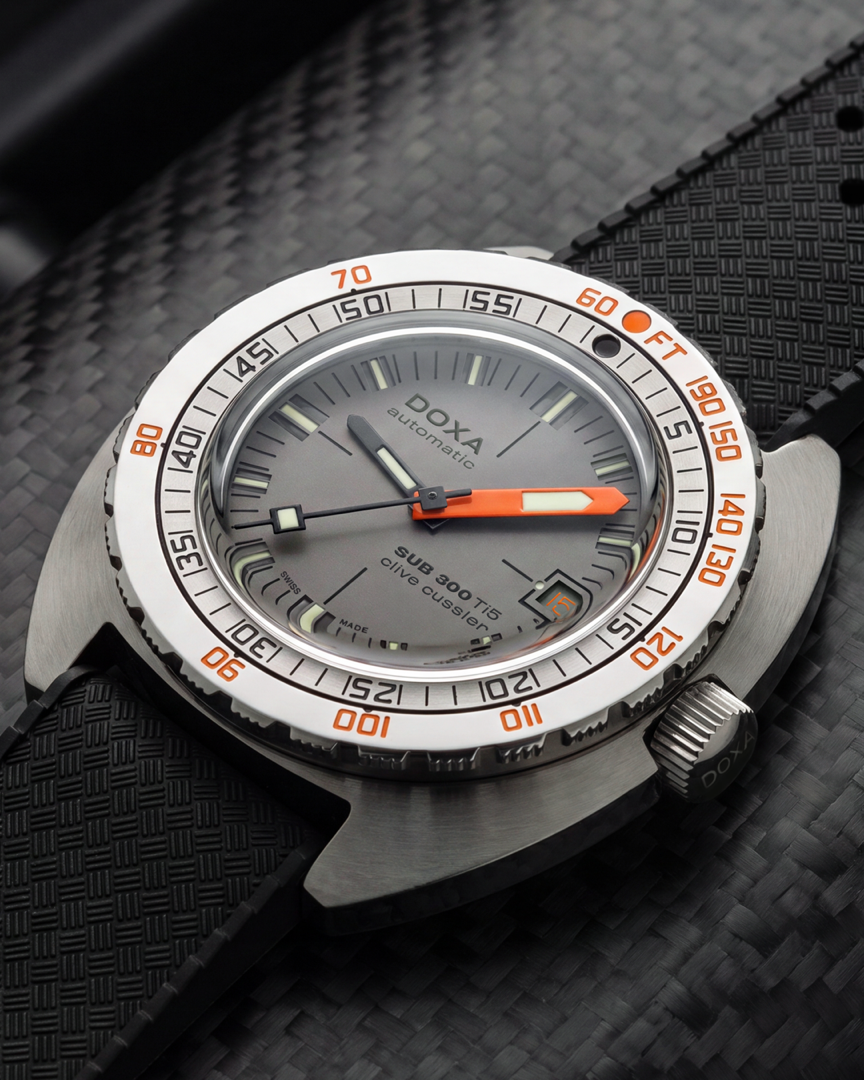 DOXA SUB 300 Ti5 Clive Cussler official lifestyle image