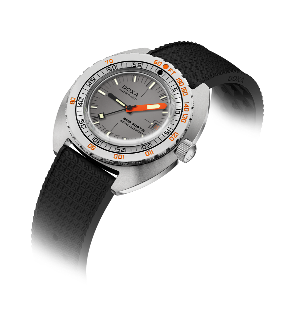 DOXA SUB 300 Ti5 Clive Cussler official press image