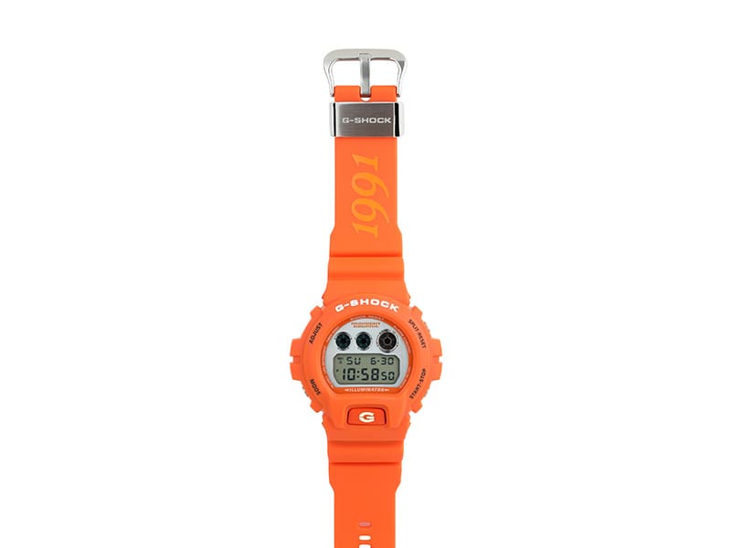 Official unrolled view of the G-SHOCK x Midnight Organic DW6900MO26-4