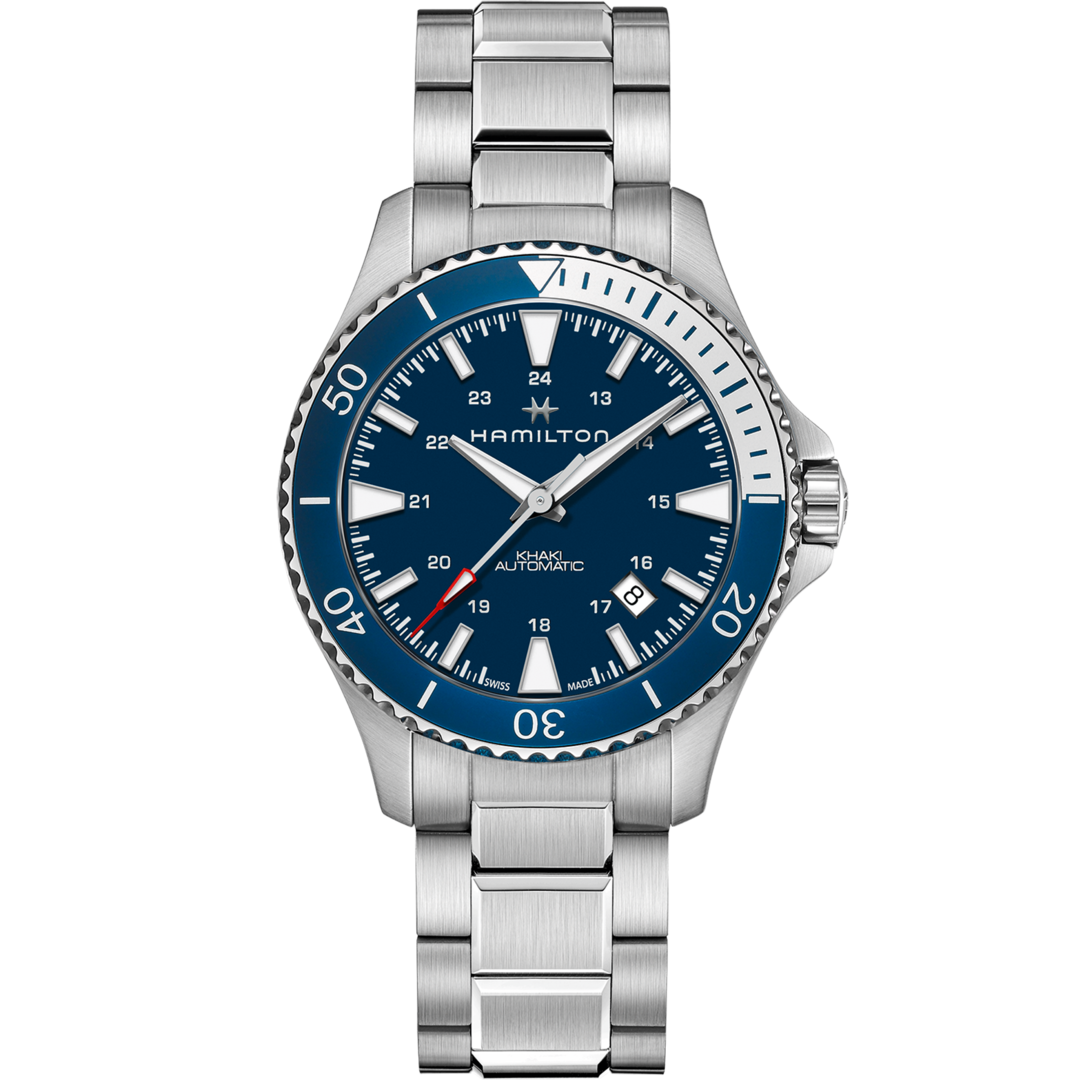 Official front view of the Hamilton Khaki Navy Scuba Auto H82345141