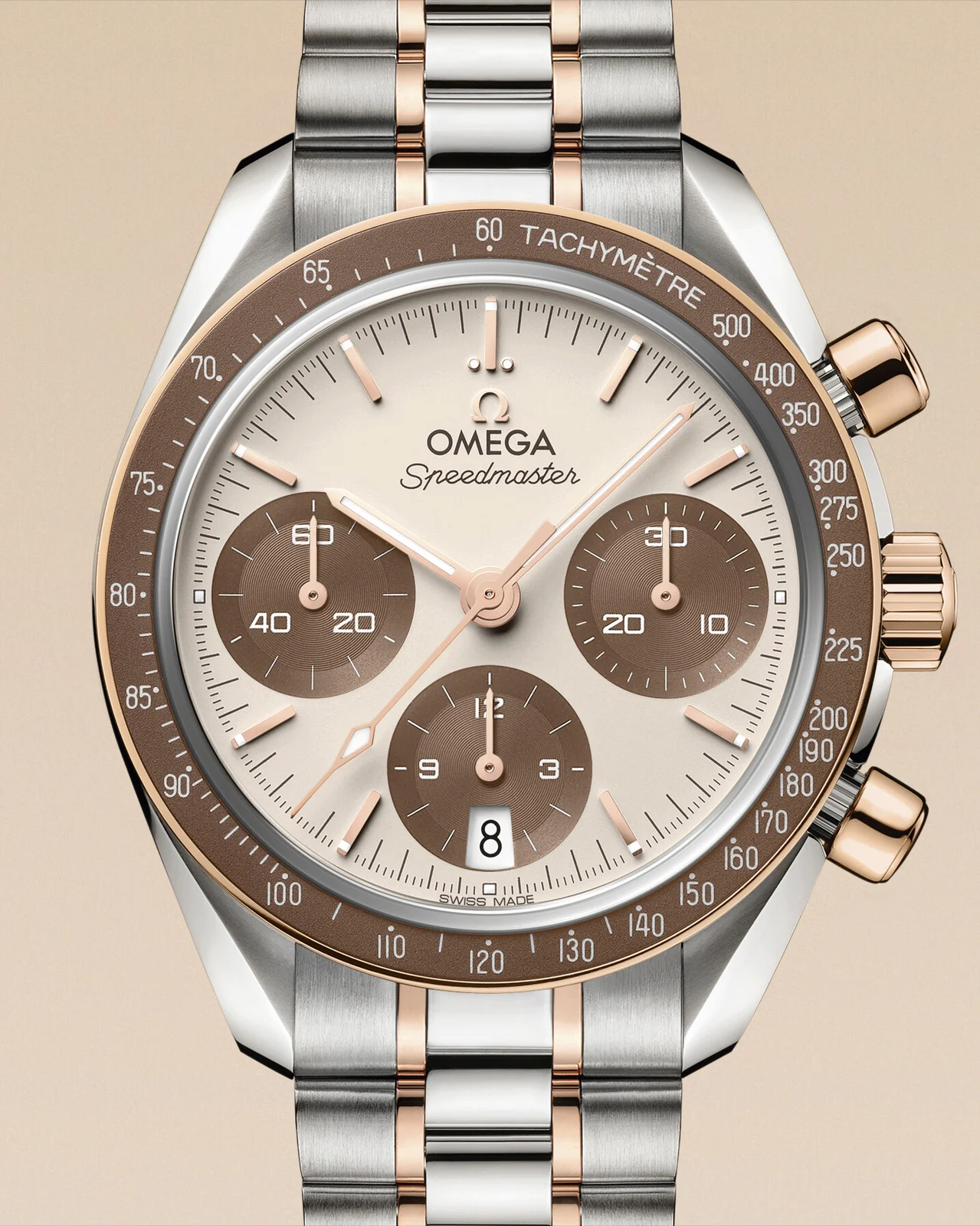 OMEGA Speedmaster 38 324.20.38.50.02.002 front view