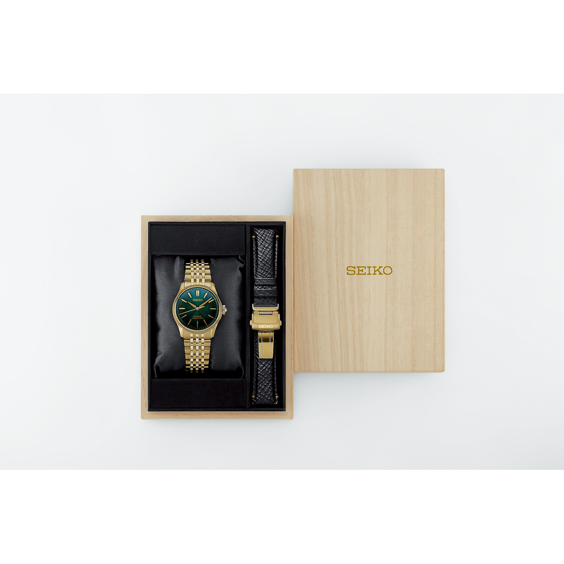 Seiko Presage Classic HCC009J1 official limited edition presentation box and spare strap