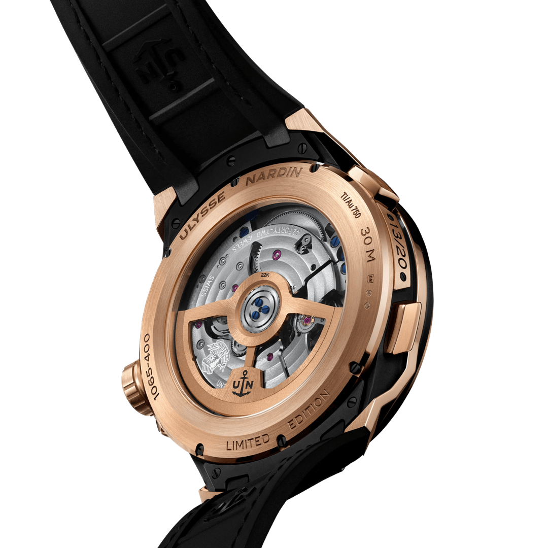Official image of the Ulysse Nardin UN-106 automatic calibre