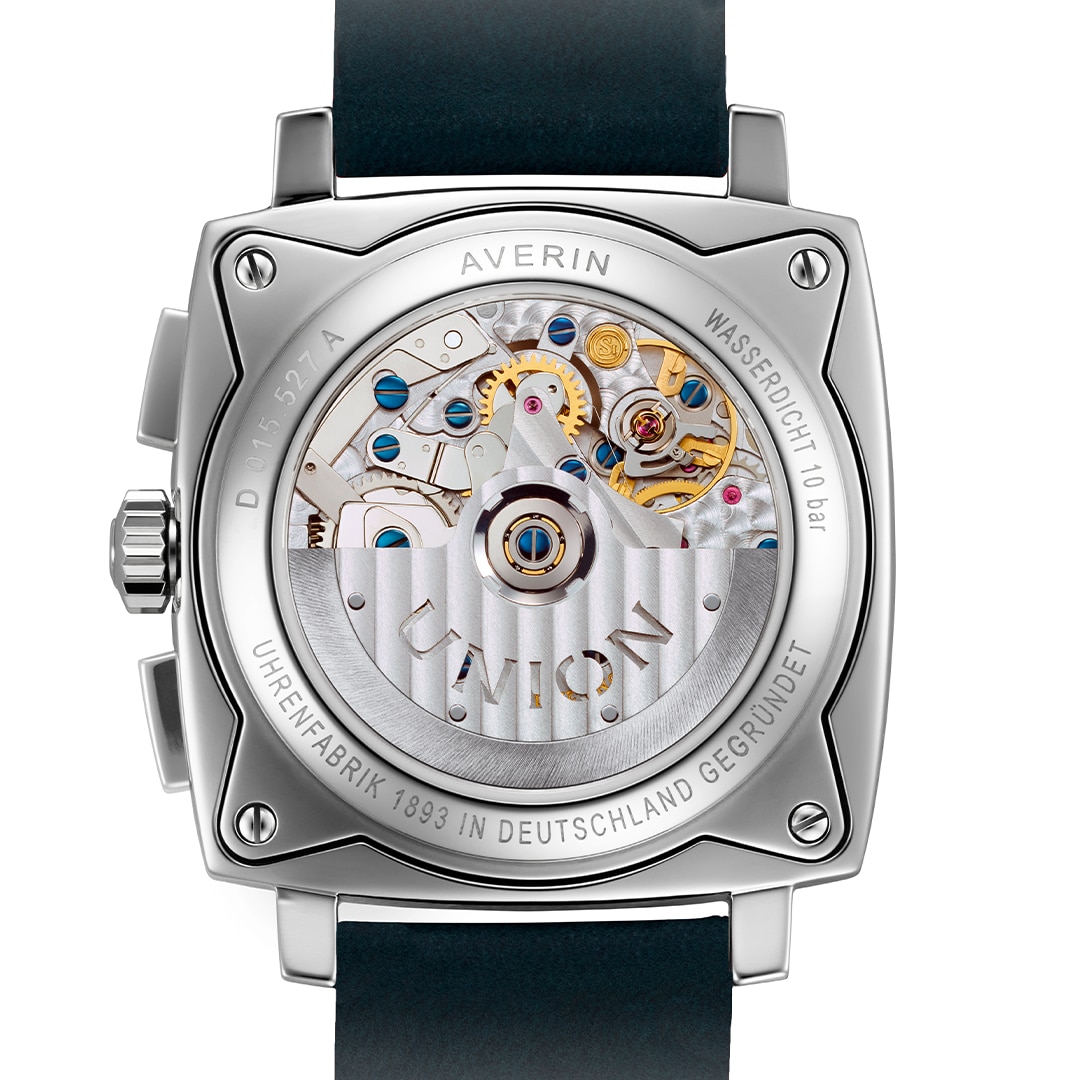 Official caseback image of the Union Glashütte Averin Sachsen Classic UNG-27.S2 movement